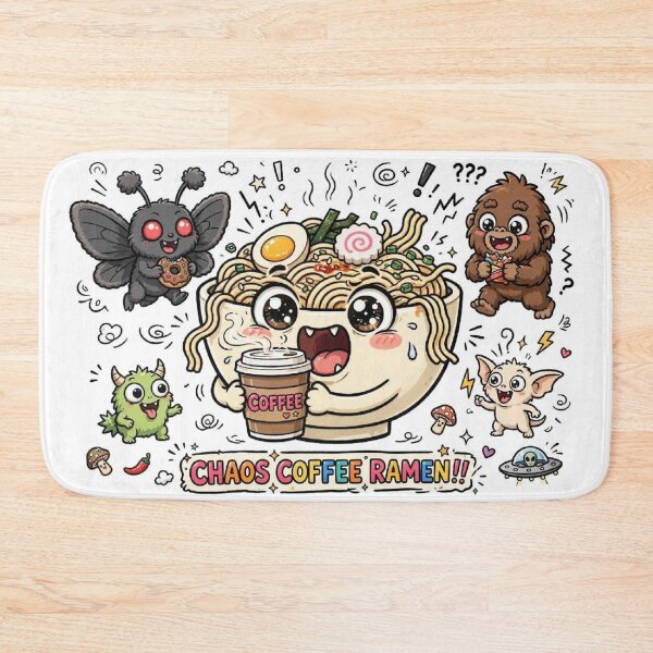 Item preview, Chaos Coffee Raman - Kawaii Ramen and Coffee Lovers Design designed and sold by Fort Chiswell Trading Company.