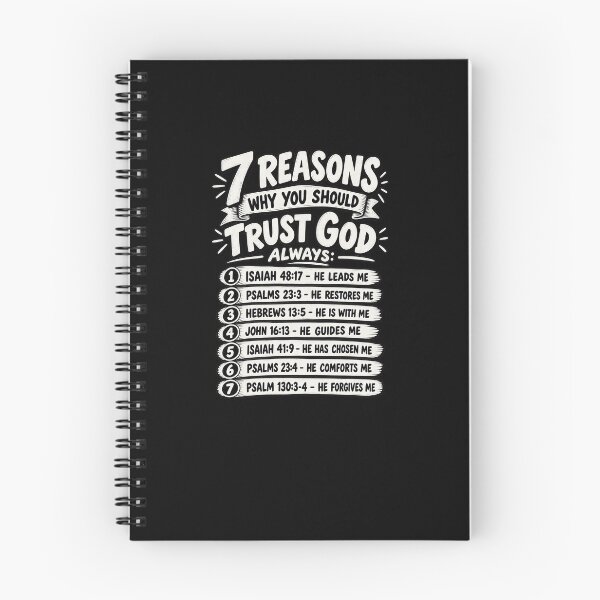 Item preview, Trust God Always Seven Scripture Reminders designed and sold by elderberry.