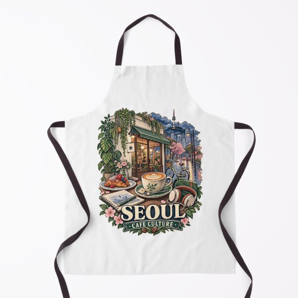 Item preview, Culture Seoul Korean Cafe Lifestyle South Korea designed and sold by Uglyandcute.