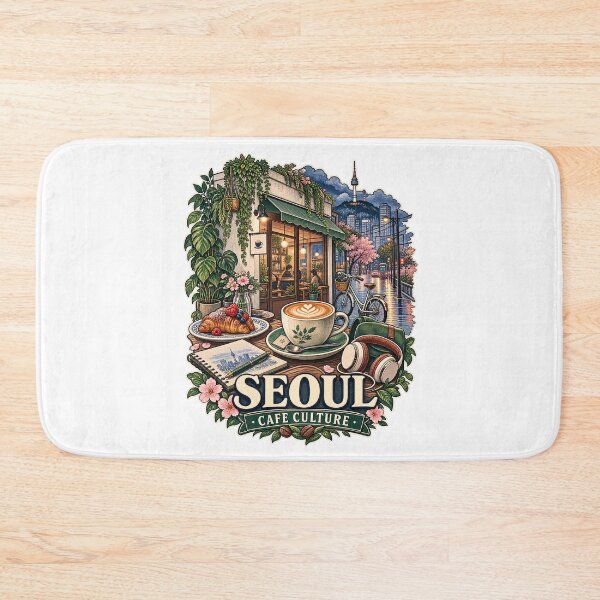 Item preview, Culture Seoul Korean Cafe Lifestyle South Korea designed and sold by Uglyandcute.