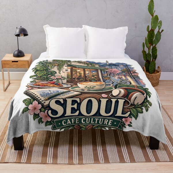 Item preview, Culture Seoul Korean Cafe Lifestyle South Korea designed and sold by Uglyandcute.