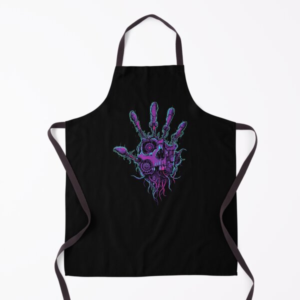 Item preview, Neon Cybernetic Skull Hand designed and sold by MarCinu Art.