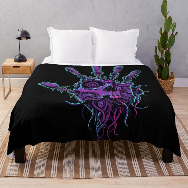 Item preview, Neon Cybernetic Skull Hand designed and sold by MarCinu Art.