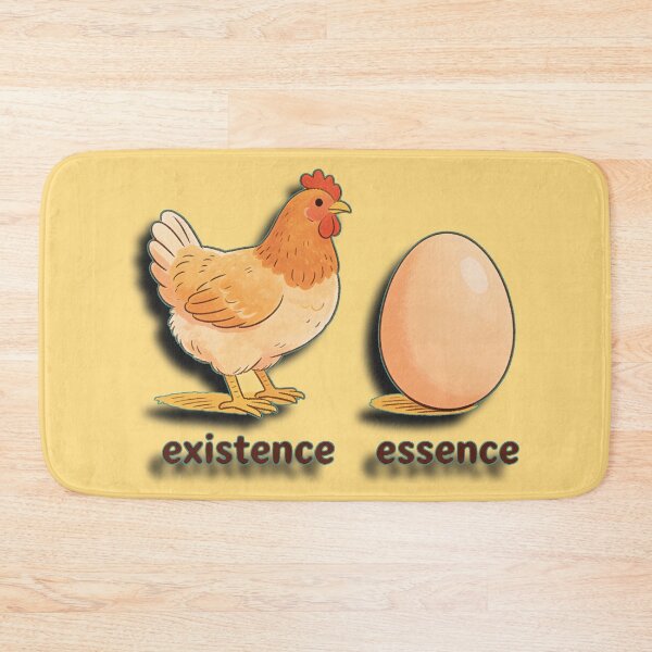 Item preview, Existence Precedes Essence Chicken/Egg Solution designed and sold by Cathedral of Curiosity.