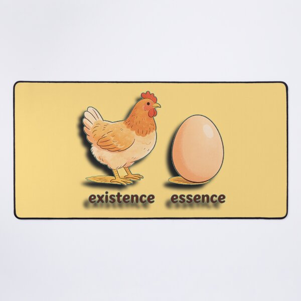 Item preview, Existence Precedes Essence Chicken/Egg Solution designed and sold by Cathedral of Curiosity.