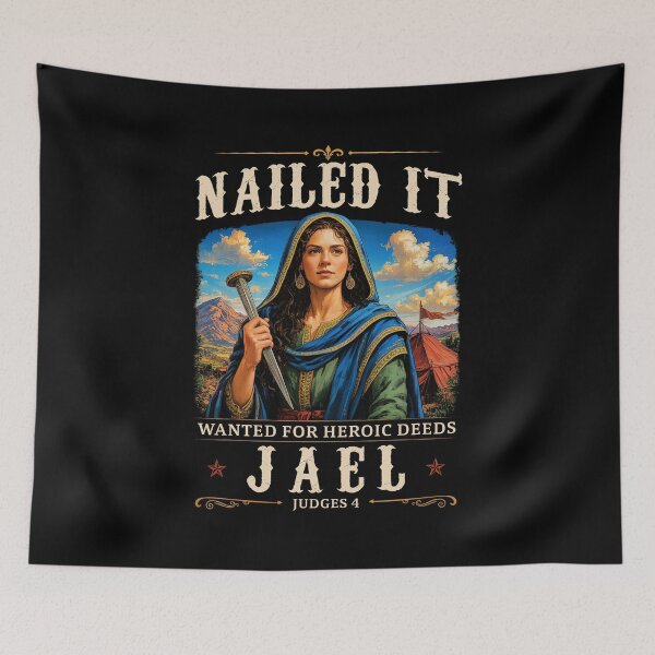 Item preview, Jael Nailed It 1200 BC Vintage Christian  designed and sold by ellapaintcoast.