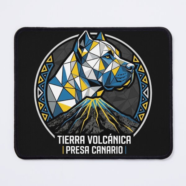 Item preview, Volcanic Earth Canary Dam | Geometric Canarian Art designed and sold by EfectoCreativo.
