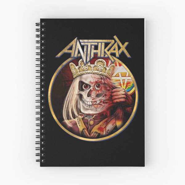 Item preview, Anthrax King Not Man Crowned Skull Design designed and sold by KoryYarris.