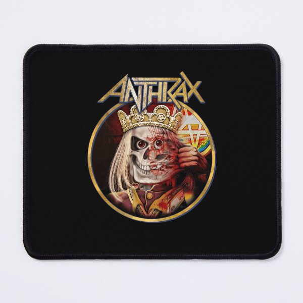 Item preview, Anthrax King Not Man Crowned Skull Design designed and sold by KoryYarris.