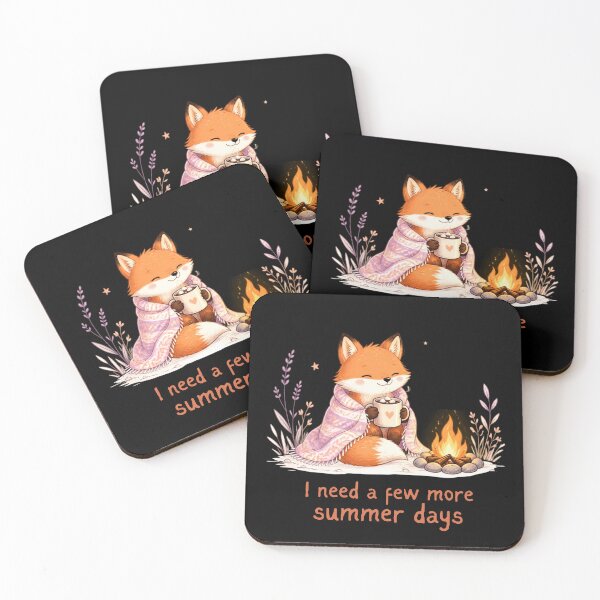 Item preview, I Need a Few More Summer Days Cozy Fox Camping designed and sold by T-version.