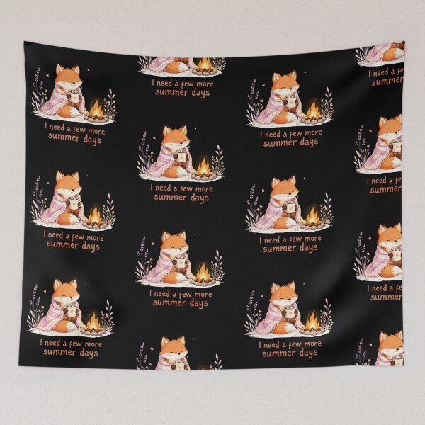 Item preview, I Need a Few More Summer Days Cozy Fox Camping designed and sold by T-version.