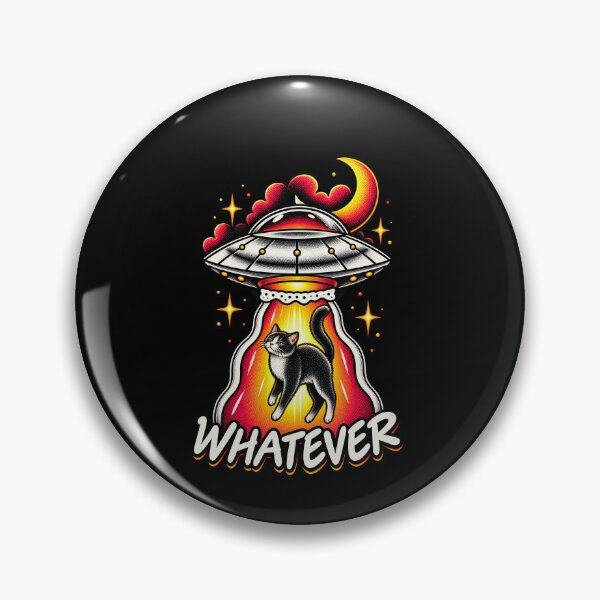 Item preview, Funny Whatever Spaceship Cat Art designed and sold by elderberry.