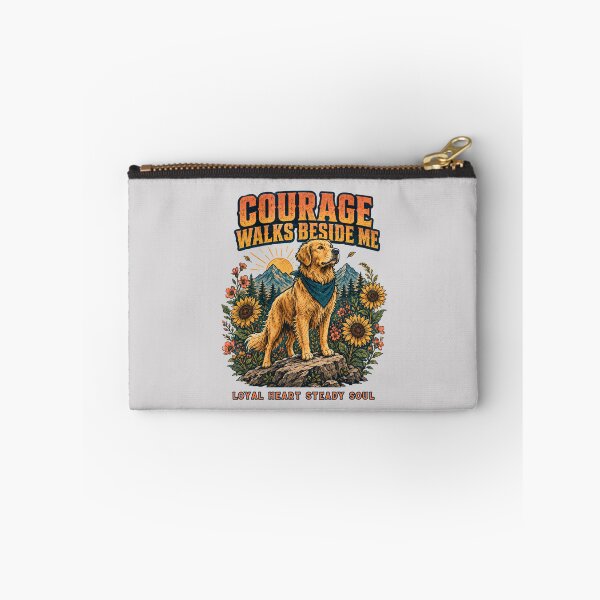 Item preview, Courage Walks Beside Me – Loyal Golden Retriever designed and sold by NinaCreator.
