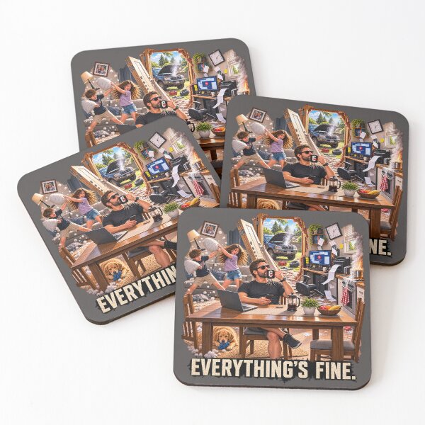 Item preview, Everything’s Fine – Calm in the Chaos designed and sold by KissMy6 Industries.