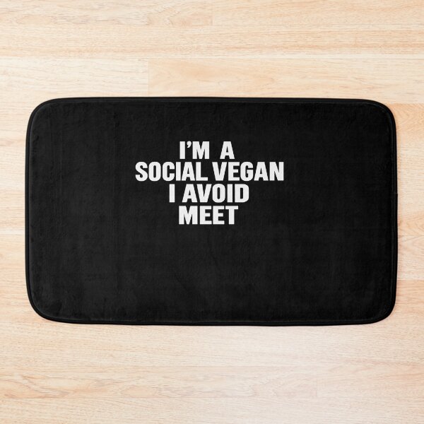 Item preview, Social Vegan Meet Avoidance Joke designed and sold by elderberry.