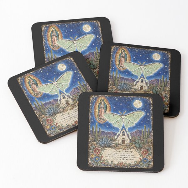 Item preview, Luna Moth Mexican Ex-Voto Folk Art designed and sold by newnomads-art.