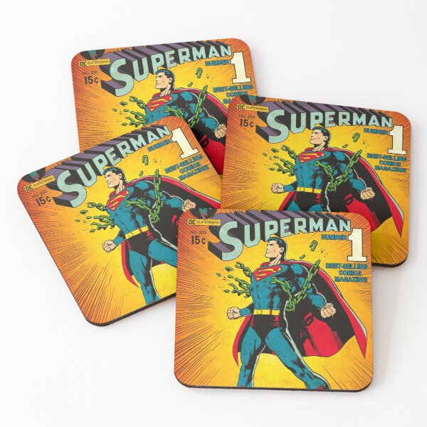 Artikelvorschau, Superman DC Comics Comic-Buch Original Custom Vintage Filmplakat entworfen und verkauft von Cool Robot Bro..