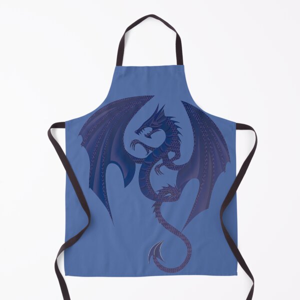 Item preview, Minimal Winged Blue Dragon Fantasy Design designed and sold by JAMerArc.