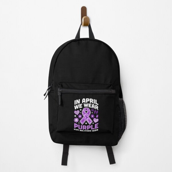 Item preview, IN APRIL WE WEAR PURPLE FOR MILITARY KIDS designed and sold by jkrphoto.