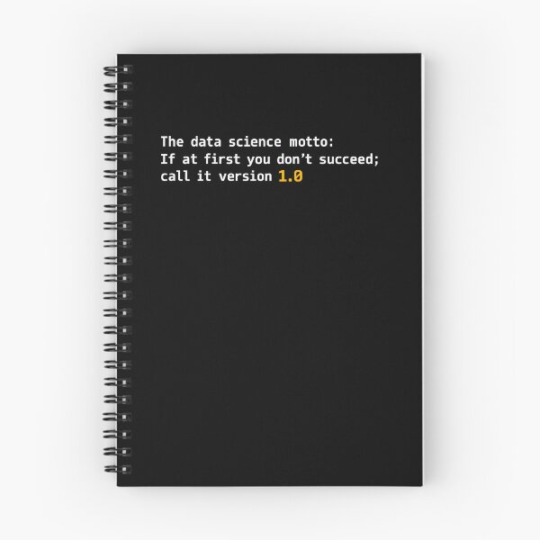 Item preview, Data Science Motto Call It 1.0 designed and sold by elderberry.