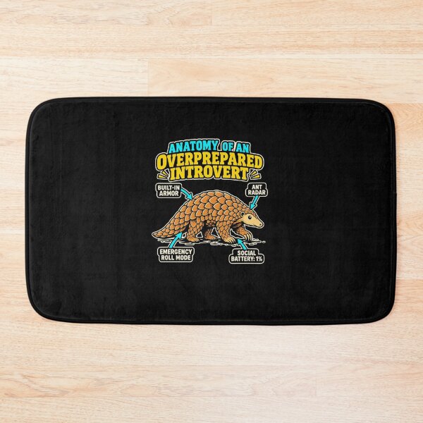 Item preview, Funny Overprepared Introvert Pangolin Anatomy Art designed and sold by elderberry.