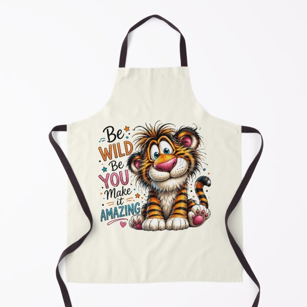 Item preview, Be Wild Be You Make It Amazing - Cute Tiger Motivational Quote designed and sold by FrescoDesign.