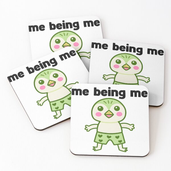 Item preview, me being me green penguin designed and sold by Rockveil Co..