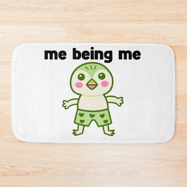 Item preview, me being me green penguin designed and sold by Rockveil Co..