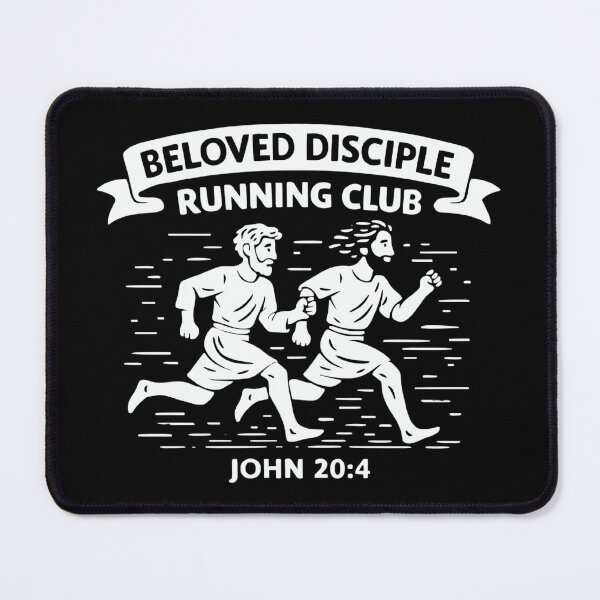 Item preview, Beloved Disciple Running Club | Christian Design | John 20:4 designed and sold by Christian by Grace.