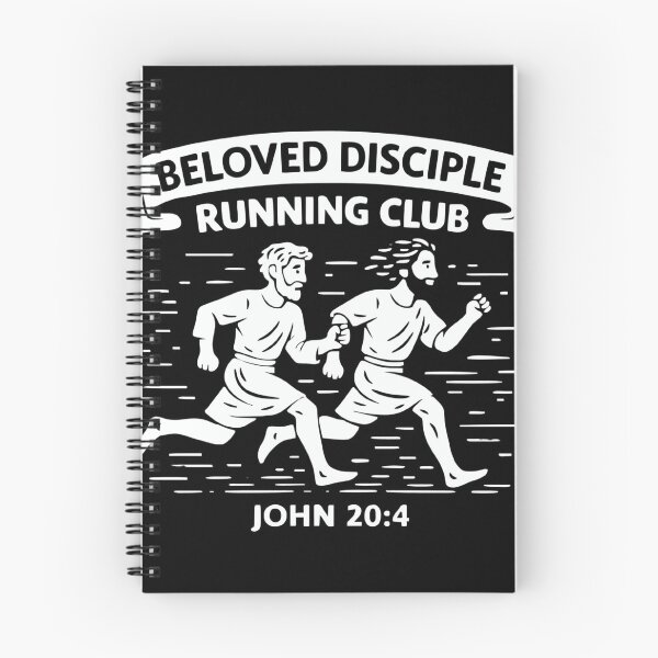 Item preview, Beloved Disciple Running Club | Christian Design | John 20:4 designed and sold by Christian by Grace.