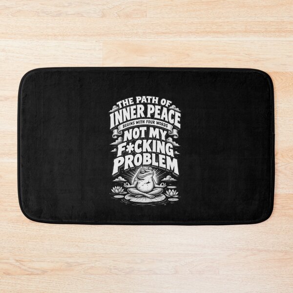 Item preview, Funny Meditating Frog Peace Adult Humor Art designed and sold by elderberry.