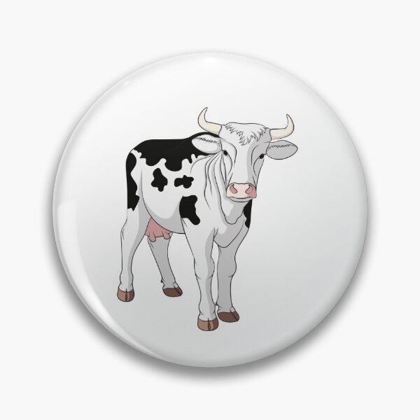 Item preview, Illustration with spotted cow designed and sold by RizikCat.