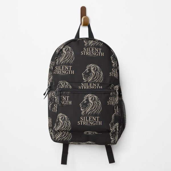 Item preview, Elegant Lion Profile Silent Strength Design designed and sold by Bennie Singh.
