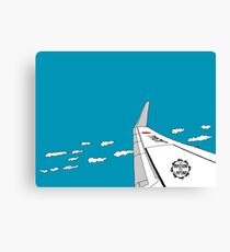 Airplane Wing Canvas Print