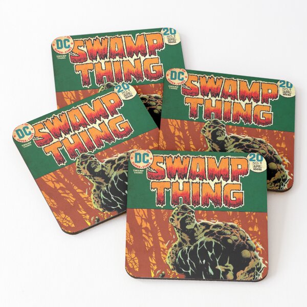 Item preview, Swamp Thing DC Comics Comic Book Original Custom Vintage Movie Poster Art designed and sold by Cool Robot Bro..