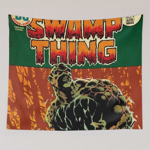 Item preview, Swamp Thing DC Comics Comic Book Original Custom Vintage Movie Poster Art designed and sold by Cool Robot Bro..