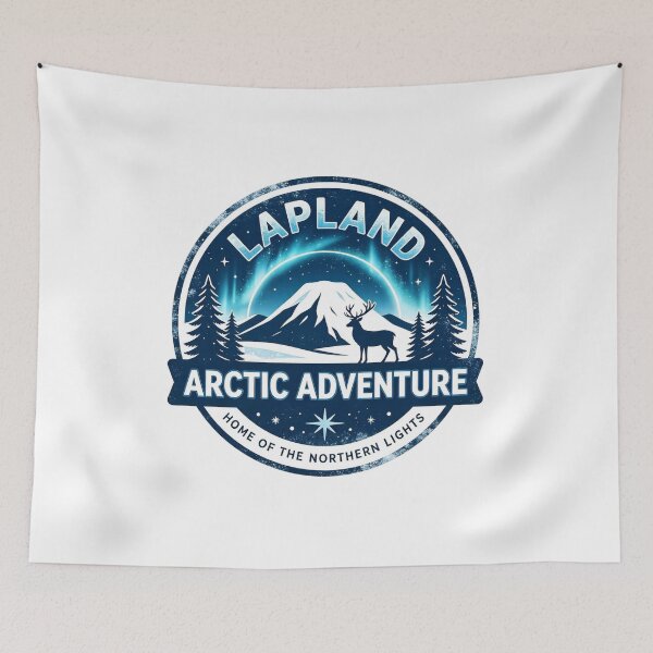 Item preview, Lapland Arctic Adventure – Northern Lights & Winter Travel Design designed and sold by VladisWorld.