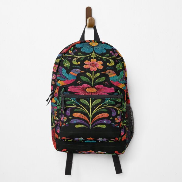 Item preview, Mexican Folk Embroidery Floral Birds | Colorful Traditional Folk Art designed and sold by BrainCurves.