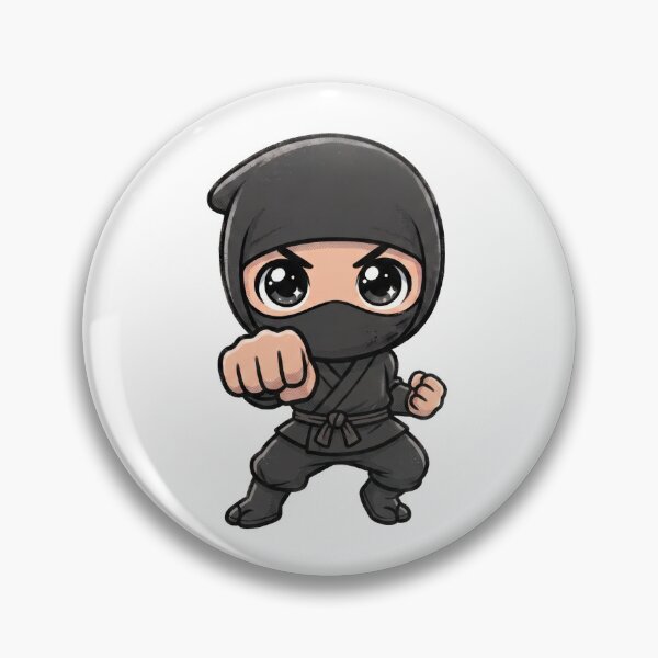 Item preview, Cute Chibi Ninja Punching designed and sold by VFXguy.