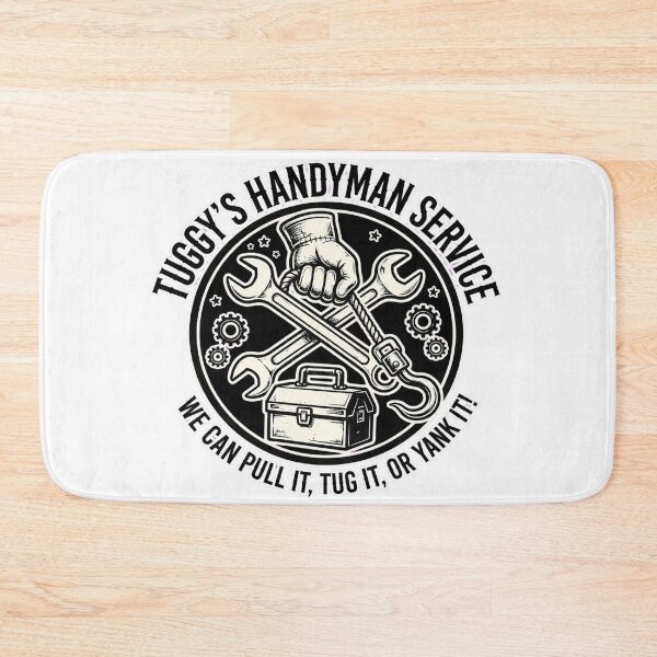 Item preview, Tuggy's Handyman Services Funny Handyman Logo designed and sold by Fort Chiswell Trading Company.