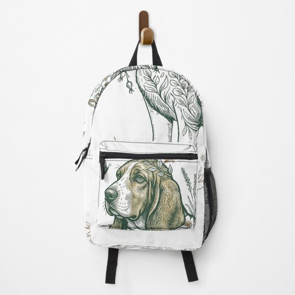 Item preview, Basset Hound Botanical Illustration designed and sold by SUP-R-Ts.