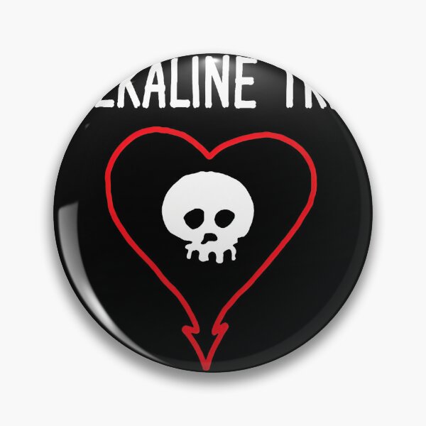 Item preview, Alkalines Trios Skull Hea rt Gothic Punk Band  designed and sold by MattenKranz.