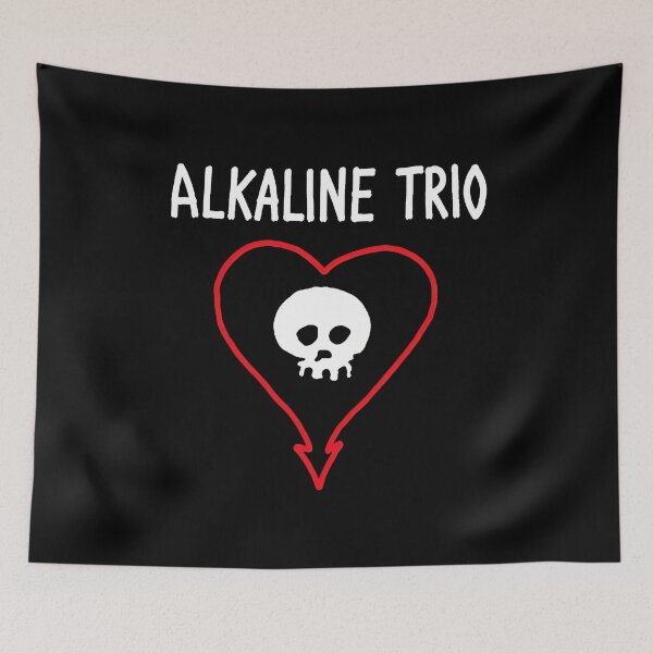 Item preview, Alkalines Trios Skull Hea rt Gothic Punk Band  designed and sold by MattenKranz.