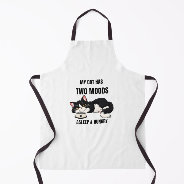 Item preview, My Cat Has Two Moods Asleep & Hungry Funny Cat designed and sold by Savage Cat Quotes.