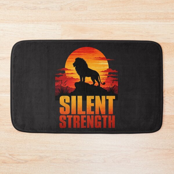 Item preview, Silent Strength Lion Sunset Silhouette Art designed and sold by Bennie Singh.