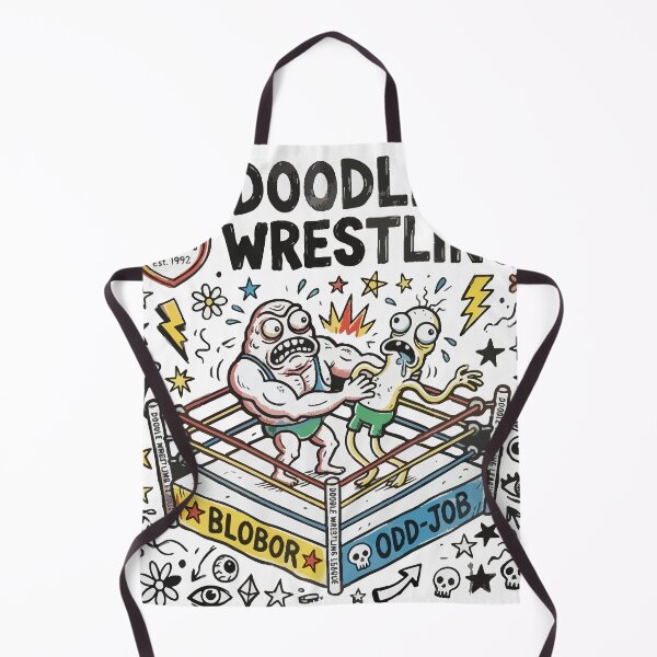 Item preview, Doodle Wrestling – Crazy Cartoon Bootleg designed and sold by Maria Garcia´s.