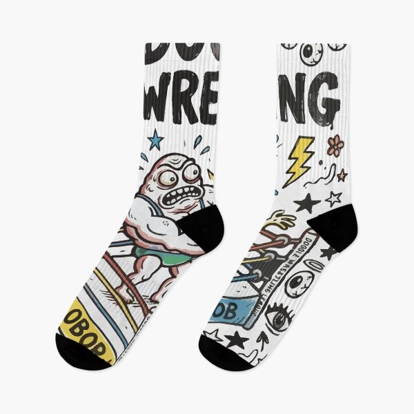 Item preview, Doodle Wrestling – Crazy Cartoon Bootleg designed and sold by Maria Garcia´s.