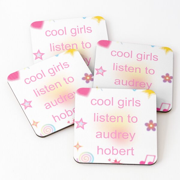 Item preview, cool girls listen to Audrey Hobert  designed and sold by ajnoRRonja.
