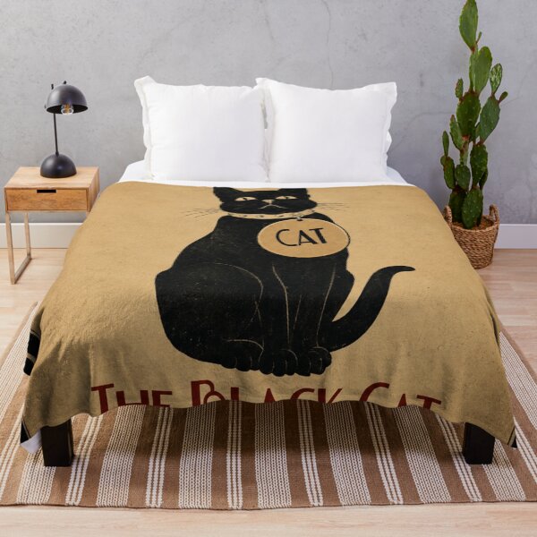 Item preview, The Black Cat Vintage Gothic Feline designed and sold by AbstractAuraArt.
