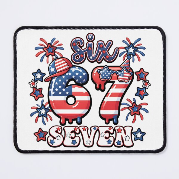 Item preview, funny football 67 meme drip flag ice cream art designed and sold by ArtDesignTp.